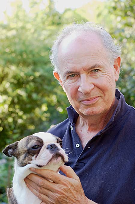 Portrait of John Skoyles with his dog