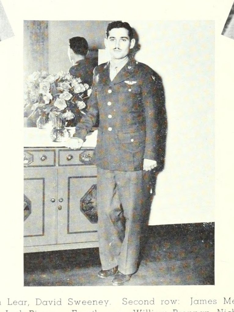 Norman Lear in a military uniform in the 1940s