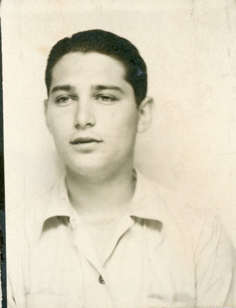 Photo of Norman Lear when he was a teenager