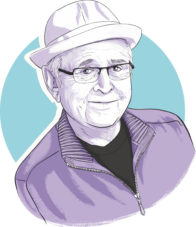 Illustration of Norman Lear