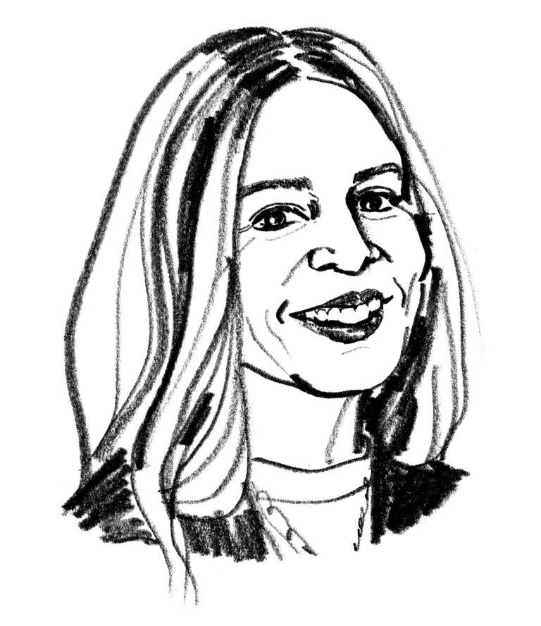 A drawing of Maria Vasallo
