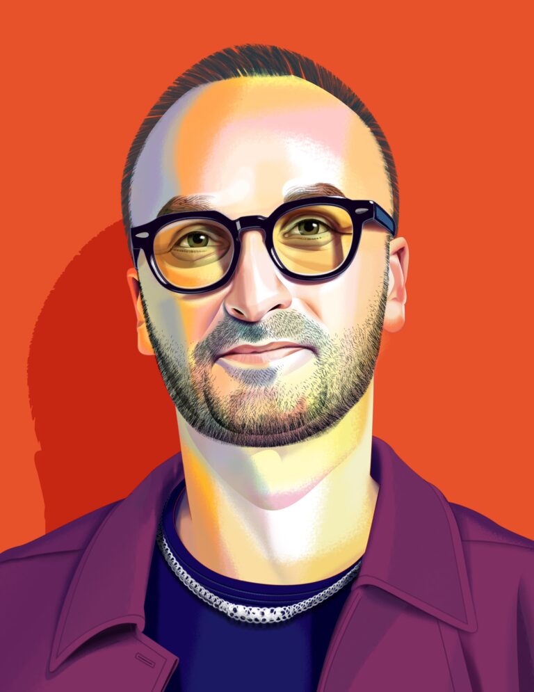Illustration of Ryan Tunick
